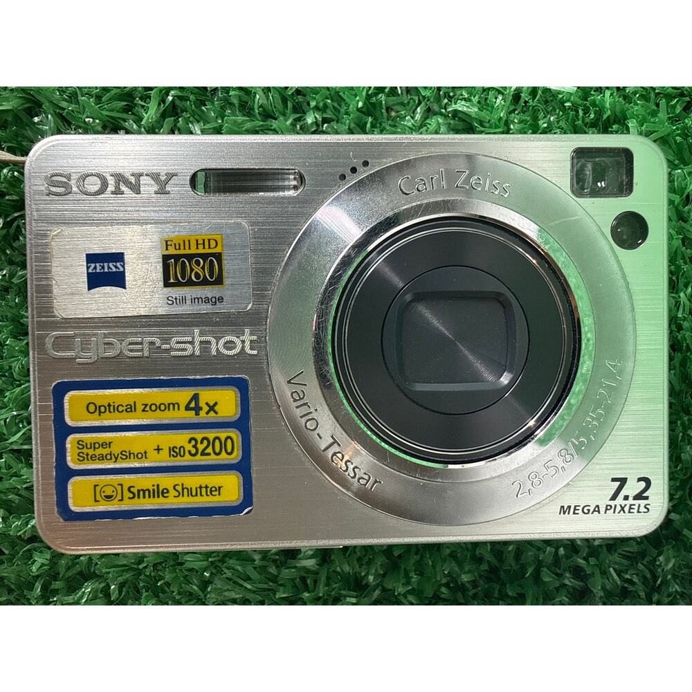 Sony Cyber-shot DSC-W120 Digital Camera Silver Bundle Fully Tested